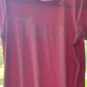 never worn juicy pj nightgown/top in light pink!!